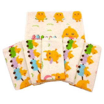 Baby heart ผ้าอ้อมสาลูญี่ปุ่น 27'' แพ็ค 6 ผืน (ลายลูกไก่) Baby heart ผ้าอ้อมสาลูญี่ปุ่น 27'' แพ็ค 6 ผืน (ลายลูกไก่)