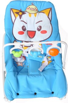 Attoon เปลโยกหนัาแมว - สีฟ้า Attoon เปลโยกหนัาแมว - สีฟ้า