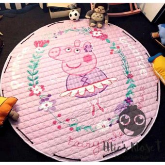เบาะรองคลาน-เล่น-นอน เสริมพัฒนาการ 150*150 ซม. (Peppa Pig) เบาะรองคลาน-เล่น-นอน เสริมพัฒนาการ 150*150 ซม. (Peppa Pig)