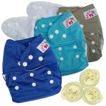 กางเกงผ้าอ้อมกันน้ำ+แผ่นซับไมโครฯ Size:3-16กก. เซ็ท3ตัว (Grey/Blue/Dark Blue)(Multicolor Others) กางเกงผ้าอ้อมกันน้ำ+แผ่นซับไมโครฯ Size:3-16กก. เซ็ท3ตัว (Grey/Blue/Dark Blue)(Multicolor Others)