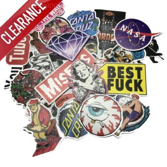 Sticker Pro สติ๊กเกอร์กันน้ำ แต่งจักรยาน รถ 100 ชิ้น/ แพ๊ค แบบสุ่ม Sticker Pro สติ๊กเกอร์กันน้ำ แต่งจักรยาน รถ 100 ชิ้น/ แพ๊ค แบบสุ่ม