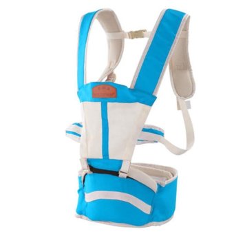 สีน้ำเงิน มัลติฟังก์ชั่ ระบายอากาศได้ ไหล่คู่ Baby Carrier ผู้ให้บริการทารก เอว เข็มขัด with เอว ม้านั่ง - intl สีน้ำเงิน มัลติฟังก์ชั่ ระบายอากาศได้ ไหล่คู่ Baby Carrier ผู้ให้บริการทารก เอว เข็มขัด with เอว ม้านั่ง - intl