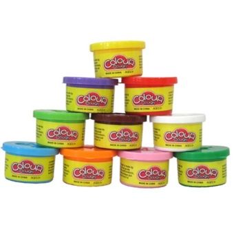 BaByBlue Toy แป้งโดว์หลอด 10 สี BaByBlue Toy แป้งโดว์หลอด 10 สี