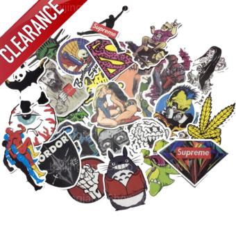 Sticker Pro สติ๊กเกอร์กันน้ำ แบบสุ่ม 50 ชิ้น/ แพ๊ค Sticker Pro สติ๊กเกอร์กันน้ำ แบบสุ่ม 50 ชิ้น/ แพ๊ค