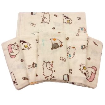 Baby heart ผ้าอ้อมสาลูญี่ปุ่น 24'' แพ็ค 6 ผืน (ลายแมว) Baby heart ผ้าอ้อมสาลูญี่ปุ่น 24'' แพ็ค 6 ผืน (ลายแมว)