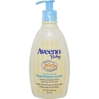 Aveeno Baby Daily Moisture Lotion Fragrance Free (354 ml) โลชั่นบำรุงผิวเด็ก Aveeno Baby Daily Moisture Lotion Fragrance Free (354 ml) โลชั่นบำรุงผิวเด็ก