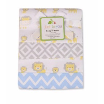 Babyshop656 ผ้าอ้อมอเนกประสงค์ แพค4ผืน ขนาด76x76cm. รุ่นเบอร์7 ลายสิงโต / JTY - Blanket pack of 4 No.7 Lion Babyshop656 ผ้าอ้อมอเนกประสงค์ แพค4ผืน ขนาด76x76cm. รุ่นเบอร์7 ลายสิงโต / JTY - Blanket pack of 4 No.7 Lion