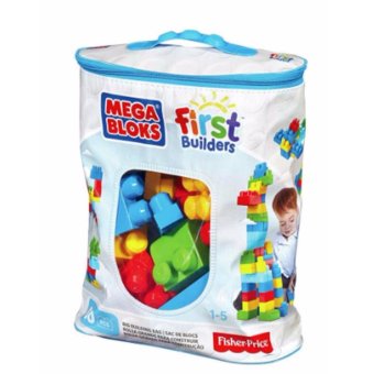MEGA BLOCKS ตัวต่อเสริมสร้างจินตนาการ รุ่น First Builders (สีฟ้า) MEGA BLOCKS ตัวต่อเสริมสร้างจินตนาการ รุ่น First Builders (สีฟ้า)