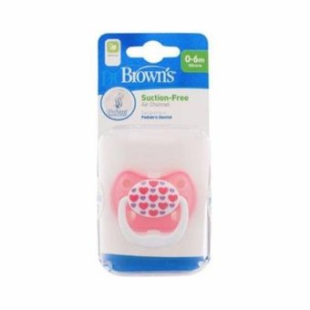 Dr.Brown'sจุกหลอกPreVent CLASSIC SHIELD Pacifier, Stage 2 * 6-12M - Pink, 1pk.(Pink) Dr.Brown'sจุกหลอกPreVent CLASSIC SHIELD Pacifier, Stage 2 * 6-12M - Pink, 1pk.(Pink)