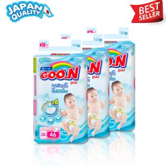 ขายยกลัง GOO.N กางเกงผ้าอ้อมเด็กแบบ TAPE NB - 46 ชิ้น 4 แพ็ค ( ทั้งหมด 184 ชิ้น ) ขายยกลัง GOO.N กางเกงผ้าอ้อมเด็กแบบ TAPE NB - 46 ชิ้น 4 แพ็ค ( ทั้งหมด 184 ชิ้น )