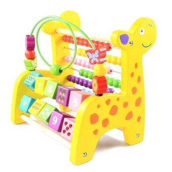 ASIA TOY ยีราฟลูกคิด (สีเหลือง) ASIA TOY ยีราฟลูกคิด (สีเหลือง)