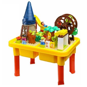 ASIA TOY ตัวต่อเซตเมืองปราสาทเซต 54 ชิ้นพร้อมโต๊ะต่อและเก็บอุปกรณ์ ASIA TOY ตัวต่อเซตเมืองปราสาทเซต 54 ชิ้นพร้อมโต๊ะต่อและเก็บอุปกรณ์