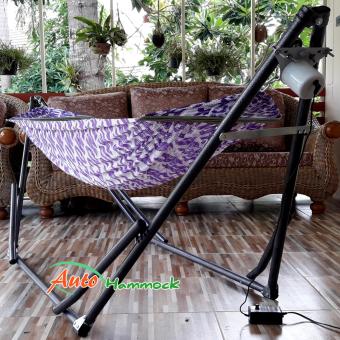 Auto Hammock เปลไกวเด็กอัตโนมัติขนาดใหญ่พิเศษ รุ่นจัมโบ้ผ้าสีม่วง(Hammock) Auto Hammock เปลไกวเด็กอัตโนมัติขนาดใหญ่พิเศษ รุ่นจัมโบ้ผ้าสีม่วง(Hammock)