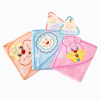 Baby heart ผ้าห่อตัวเด็กทำจากผ้าขนหนู หนานุ่ม 100% cotton Baby heart ผ้าห่อตัวเด็กทำจากผ้าขนหนู หนานุ่ม 100% cotton