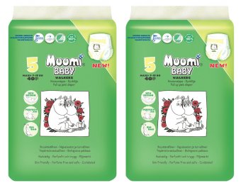 Muumi Baby ผ้าอ้อมเด็กสำเร็จรูป ชนิดกางเกง ไซส์ M (7-15 kg.) บรรจุ 40 ชิ้น 2 ห่อ Muumi Baby ผ้าอ้อมเด็กสำเร็จรูป ชนิดกางเกง ไซส์ M (7-15 kg.) บรรจุ 40 ชิ้น 2 ห่อ