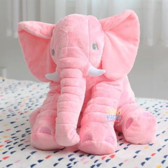 ตุ๊กตาหมอนหนุนช้างน้อยสีชมพู ตุ๊กตาหมอนหนุนช้างน้อยสีชมพู