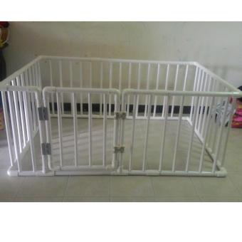 คอกกั้นเด็ก SG005 สีขาว ขนาด 100x150x65 (มีประตู) คอกกั้นเด็ก SG005 สีขาว ขนาด 100x150x65 (มีประตู)