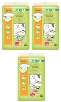 Muumi Baby ผ้าอ้อมเด็กสำเร็จรูป ชนิดเทป ไซส์ S (3-6 kg.) บรรจุ 58 ชิ้น 3 ห่อ Muumi Baby ผ้าอ้อมเด็กสำเร็จรูป ชนิดเทป ไซส์ S (3-6 kg.) บรรจุ 58 ชิ้น 3 ห่อ