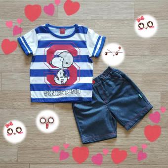 ชุดเข้าเซ็ท กางเกงขาสั้น (ลายSnoopy) ชุดเข้าเซ็ท กางเกงขาสั้น (ลายSnoopy)