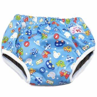 BABYKIDS95 Day Pant ชาโคล ผ้าอ้อมเอวสวม กันน้ำ A18 Size M รอบเอว 14-20 นิ้ว (Cars-Blue) BABYKIDS95 Day Pant ชาโคล ผ้าอ้อมเอวสวม กันน้ำ A18 Size M รอบเอว 14-20 นิ้ว (Cars-Blue)