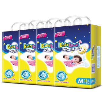 ขายยกลัง! กางเกงผ้าอ้อม BabyLove รุ่น Nightpants ไซส์ M 4 แพ็ค 112 ชิ้น (แพ็คละ 28 ชิ้น) ขายยกลัง! กางเกงผ้าอ้อม BabyLove รุ่น Nightpants ไซส์ M 4 แพ็ค 112 ชิ้น (แพ็คละ 28 ชิ้น)