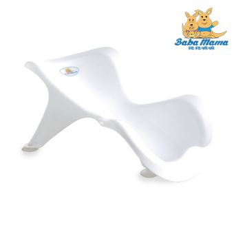 BabaMama เก้าอี้รองอาบน้ำสำหรับเด็กพลาสติก ขนาดกลาง รุ่น 8831 สีขาว BabaMama เก้าอี้รองอาบน้ำสำหรับเด็กพลาสติก ขนาดกลาง รุ่น 8831 สีขาว