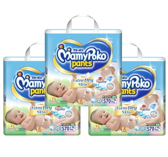 ขายยกลัง! Mamy Poko กางเกงผ้าอ้อม รุ่น Extra Dry Skin ไซส์ S แพ็ค 3 รวม 210 ชิ้น ขายยกลัง! Mamy Poko กางเกงผ้าอ้อม รุ่น Extra Dry Skin ไซส์ S แพ็ค 3 รวม 210 ชิ้น