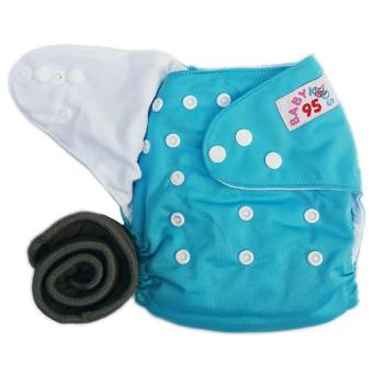 BABYKIDS95 กางเกงผ้าอ้อมกันน้ำ+แผ่นซับชาโคล Size:3-16กก. (Blue) BABYKIDS95 กางเกงผ้าอ้อมกันน้ำ+แผ่นซับชาโคล Size:3-16กก. (Blue)