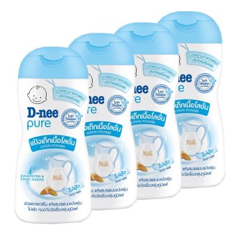 D-Nee Pure เดนี่แป้งเด็กเนื้อโลชั่น ขนาด200มล. (แพ็ค 4) D-Nee Pure เดนี่แป้งเด็กเนื้อโลชั่น ขนาด200มล. (แพ็ค 4)