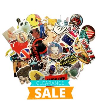 Sticker Pro สติ๊กเกอร์กันน้ำ ติดรถ ติดกระเป๋า 50 ชิ้น/ แพ๊ค แบบสุ่ม Sticker Pro สติ๊กเกอร์กันน้ำ ติดรถ ติดกระเป๋า 50 ชิ้น/ แพ๊ค แบบสุ่ม