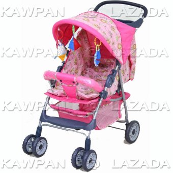 K.baby รถเข็นเด็ก ฟรุซตี้ร์ ปรับ 3 ระดับ นั่ง/เอน/นอน + มุ้ง (สีชมพู) K.baby รถเข็นเด็ก ฟรุซตี้ร์ ปรับ 3 ระดับ นั่ง/เอน/นอน + มุ้ง (สีชมพู)