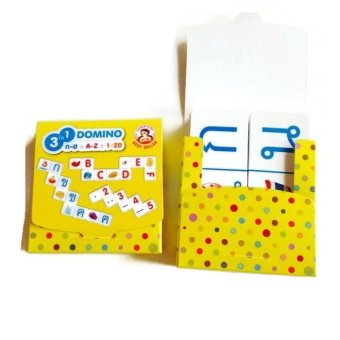 Mistertoyman ชุด Domino 3in1 ก-ฮ,A-Z,การ์ดจุด1-20