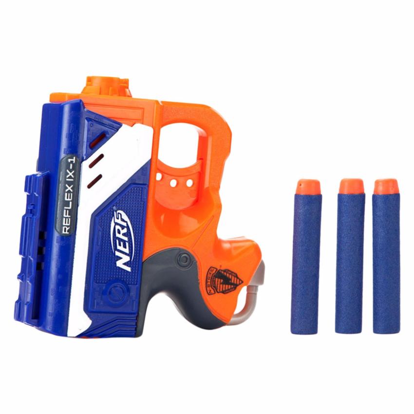 ดูภาพ Nerf N-Strike Reflex Ix-1 Blaster ปืนเนิฟรุ่นใหม่ล่าสุด เพิ่มเติม Nerf N-Strike Reflex Ix-1 Blaster ปืนเนิฟรุ่นใหม่ล่าสุด