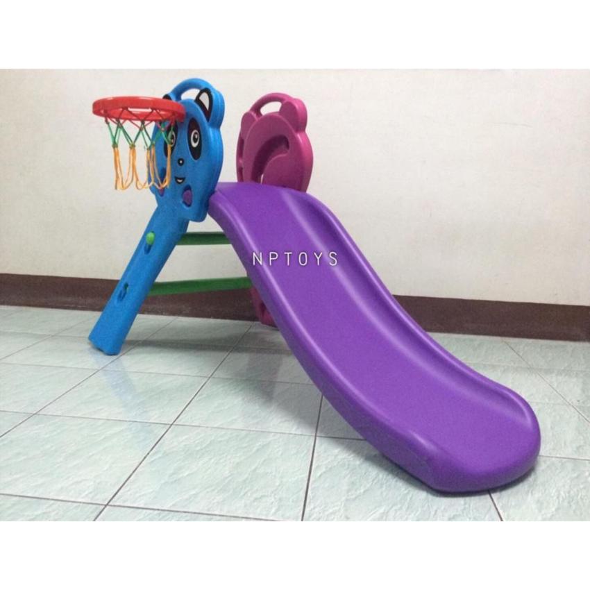 ดูภาพ Np Toys สไลเดอร์แพนด้า มีแป้นบาส เพิ่มเติม Np Toys สไลเดอร์แพนด้า มีแป้นบาส