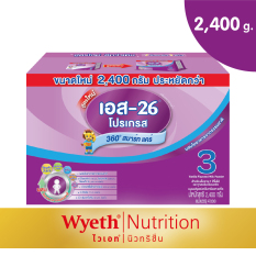 S-26 Progress นมผง เอส-26 โปรเกรส สูตร 3 ขนาด 2400 กรัม