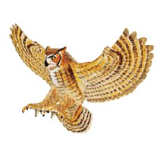 Safari Ltd. Great Horned Owl โมเดลสัตว์ Safari Ltd. Great Horned Owl โมเดลสัตว์