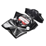 Tokyo Ghoul Kaneki Ken Cosplay Mask Halloween Party Cool Mask Prop Zipper (Black) - intl