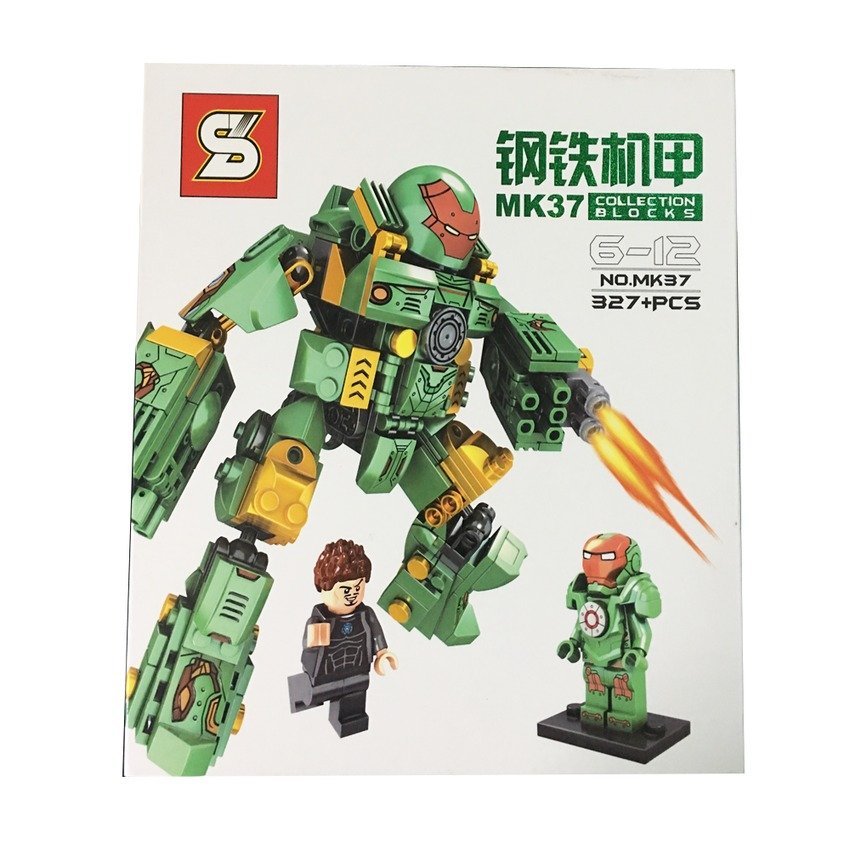 ดูภาพ Worktoys ชุดตัวต่อเลโก้ ไอรอน ซุปเปอร์ฮีโร่ COLLECTION BLOCKS N0. MK37 (327 ชิ้น) เพิ่มเติม Worktoys ชุดตัวต่อเลโก้ ไอรอน ซุปเปอร์ฮีโร่ COLLECTION BLOCKS N0. MK37 (327 ชิ้น)