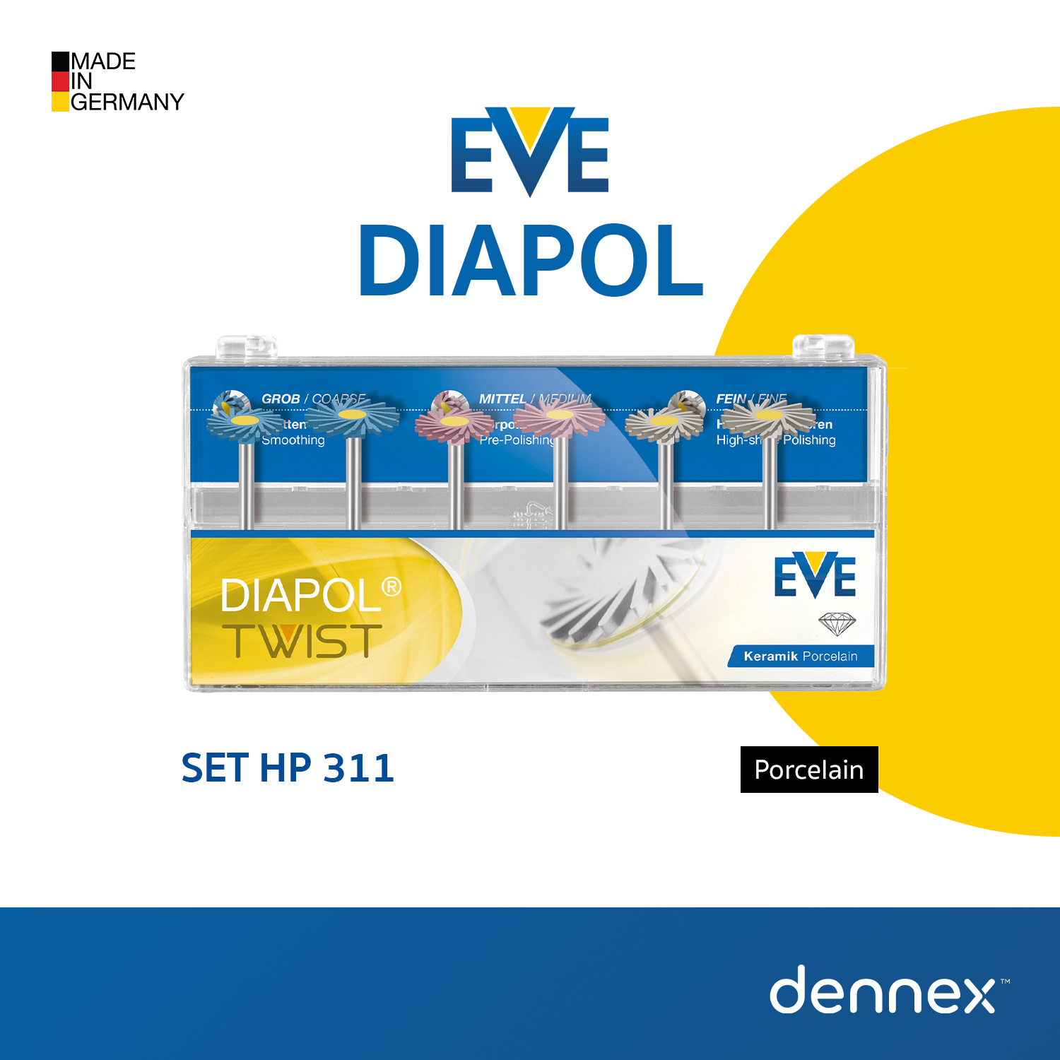 ชุดหัวขัด EVE " DIAPOL " Set HP 311 By dennex ราคา 4,049 บาท*ส่งฟรี