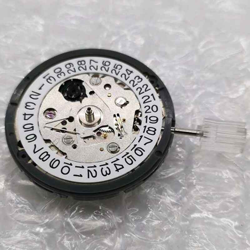 Seiko (SII) NH35 NH35A Automatic Watch Movement Date At W/ White Date Disc  | Nh35 Movement Day Date Set High Accuracy Automatic Mechanical Watch Wrist  With Movement Watch Steel 