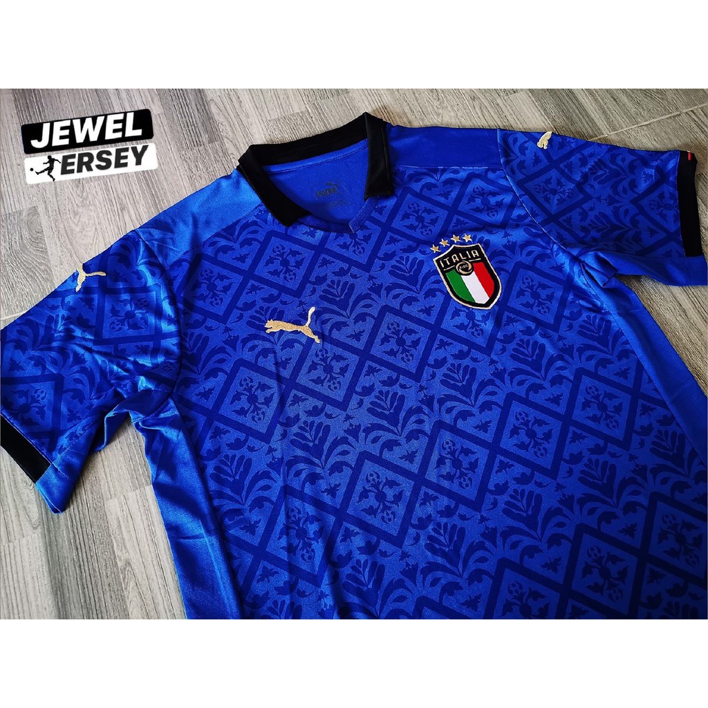 โปรโมชัน ITALY home kit EURO 2020 เสื้อฟุตบอลทีมชาติอิตาลี เหย้า ยูโร 2020 ราคาถูก ฟุตบอล
