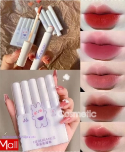 สินค้า พร้อมส่ง* (ใหม่/ของแท้) Lipstick เซทลิปโทน เกาหลี สีส้มอิฐ 5สี 5 แท่ง ลิปสติก กันน้ำ ติดทนนาน ตลอดวัน ของแท้ 100%