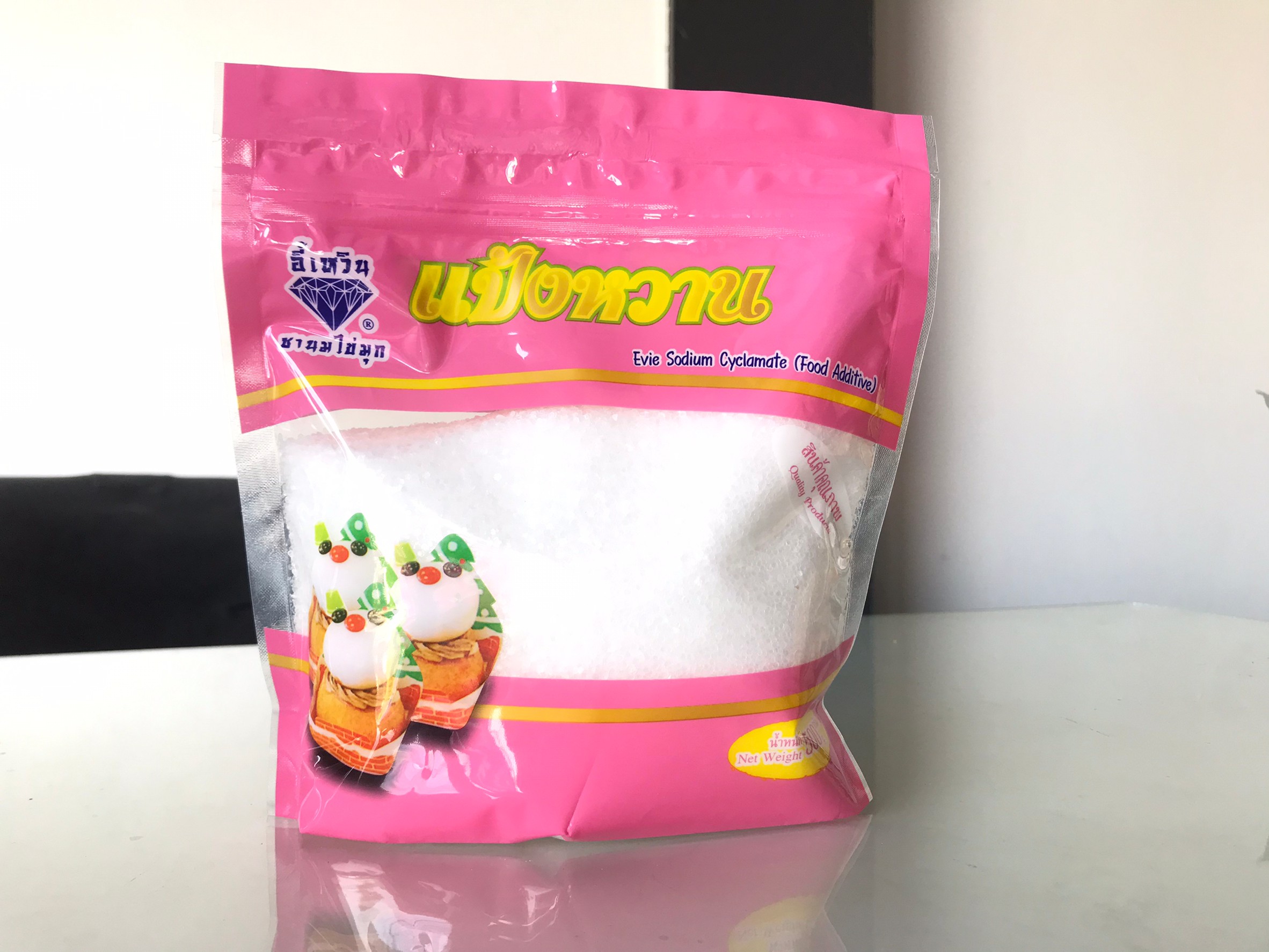 แป้งหวาน ขนาด 500 กรัม สารให้ความหวาน เหมาะสำหรับทำขนมต่างๆ ตราอี้เหวิน ราคา  115 บาท*ส่งฟรี