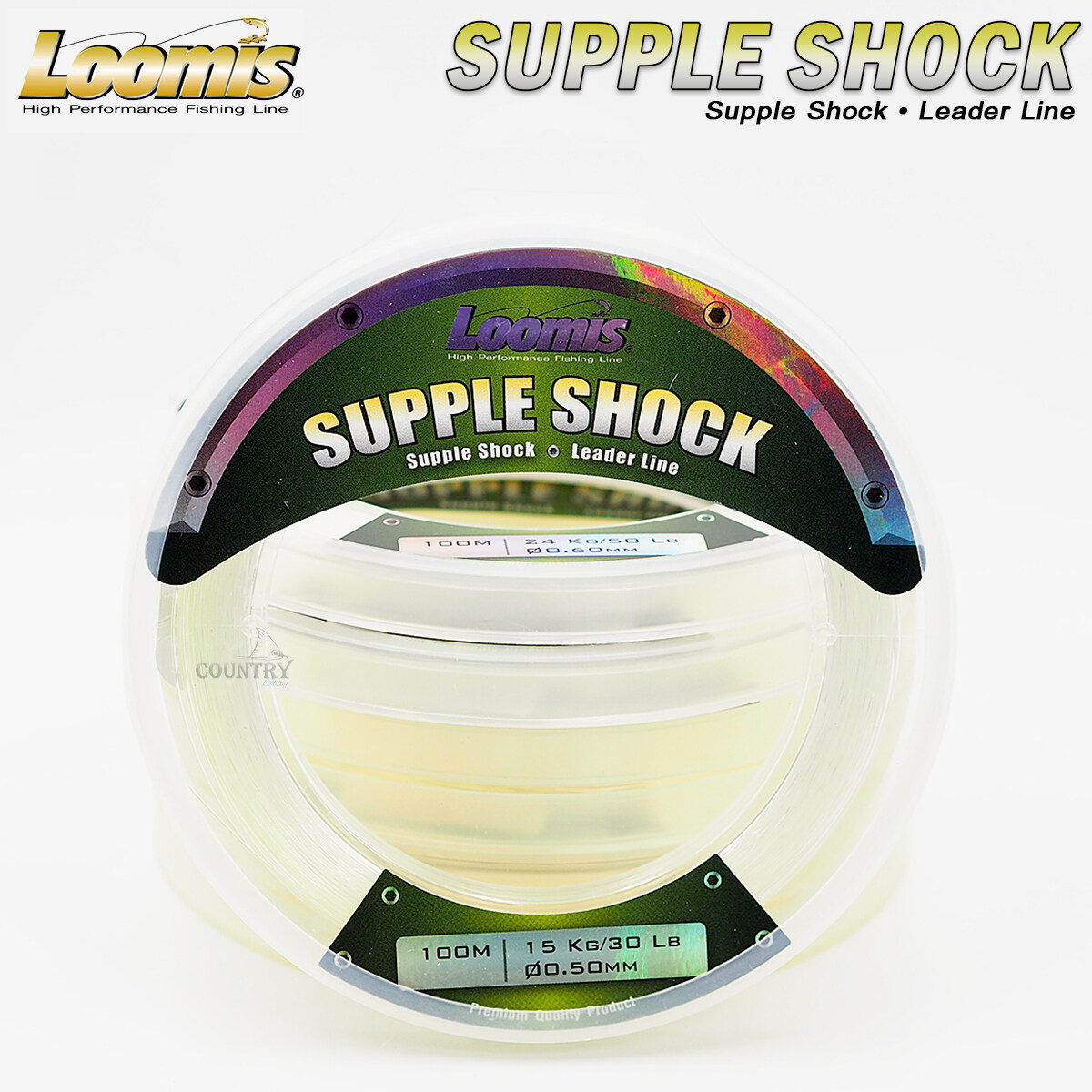 สายช็อคลีด Loomis Supple Shock Leader Line 100M