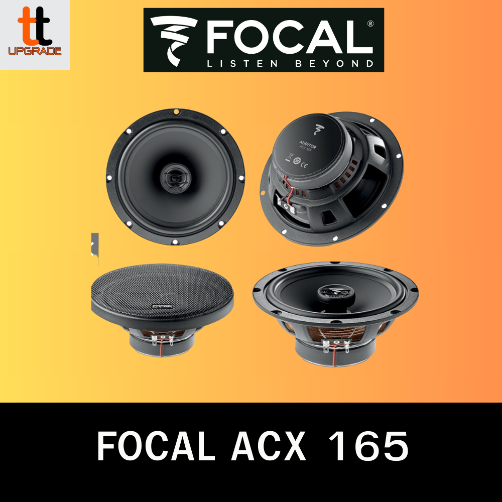 FOCAL ACX 165 ลำโพงรถยนต์ เครื่องเสียงรถยนต์ ลำโพงแกนร่วม นิ้ว