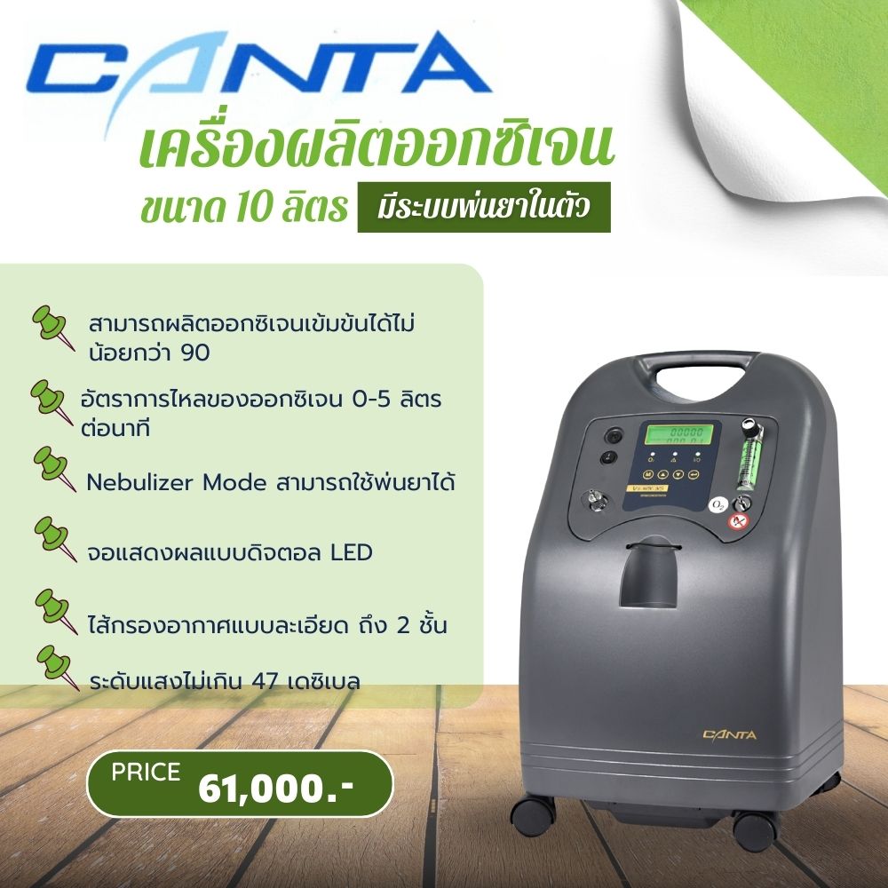 รีวิวเครื่องผลิตออกซิเจน Oxygen Production Machine V Series 10L/Min ตัวช่วยสุขภาพที่ต้องมีติดบ้าน!