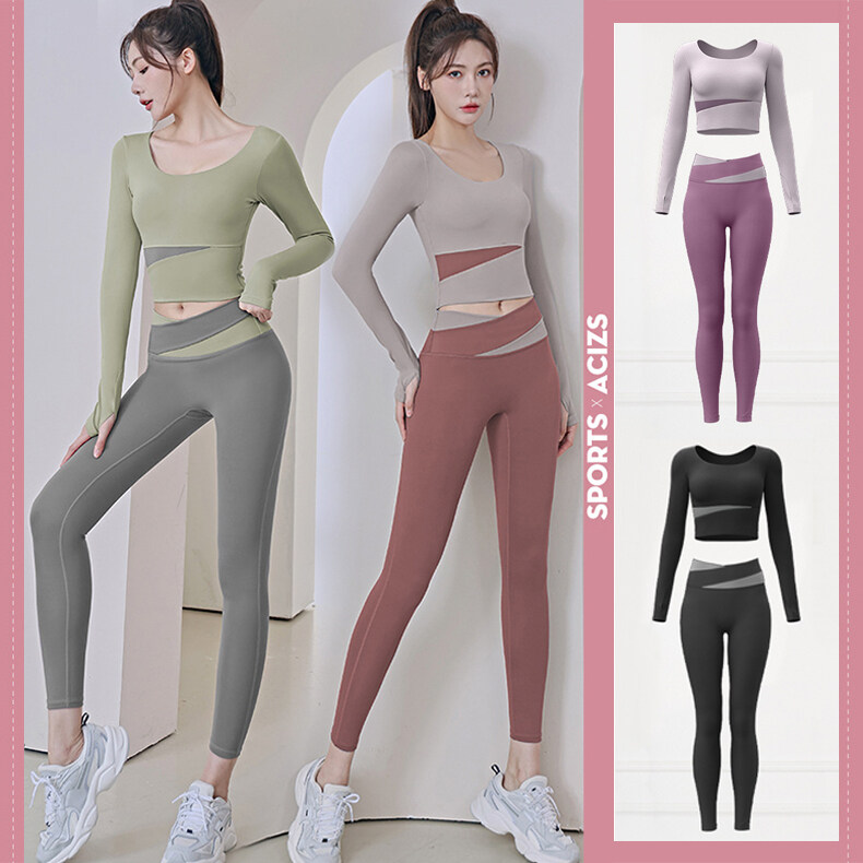 1/2pcs Yoga Set Fitness Sports Set Workout Clothes For Women Gym