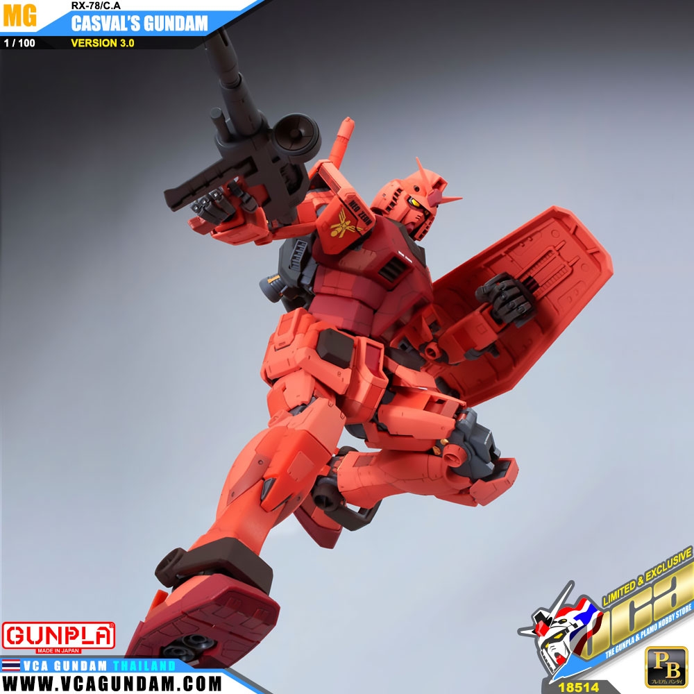 MG RX-78/C.A CASVALS GUNDAM VER 3.0 RX-78/C.A คาสวาล กันดั้ม