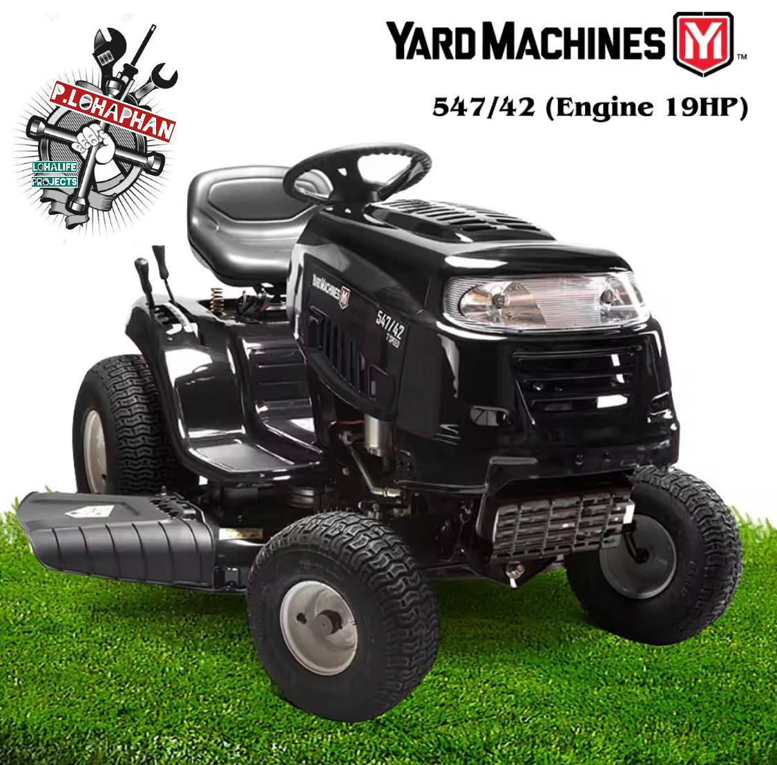 547 pro + New Yard Machines Lawn Mower (imported from USA) 19 hp #1 year warranty ราคา 145,900 บาท*ส่งฟรี