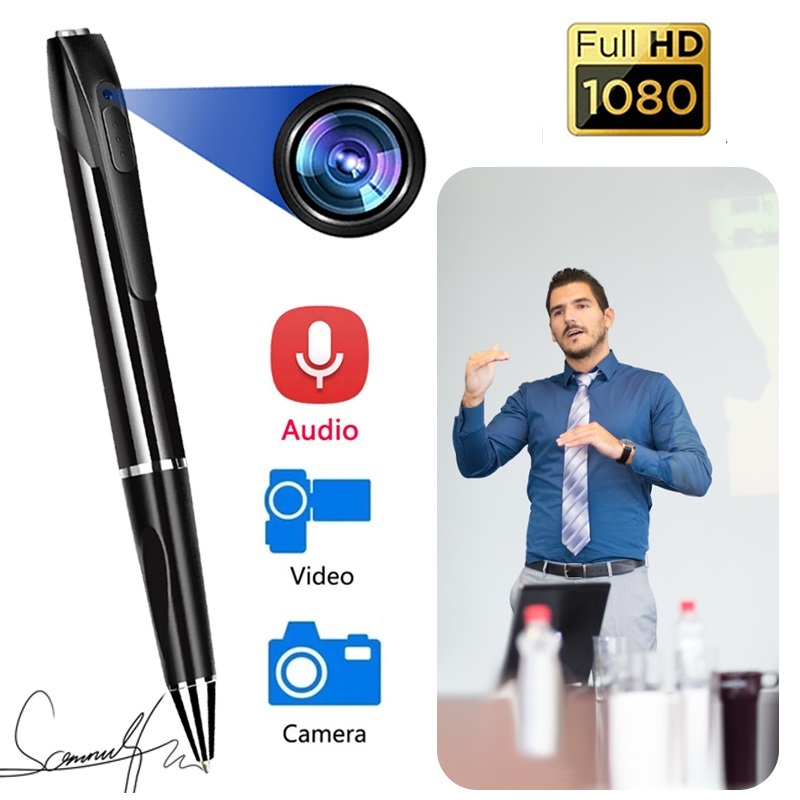 Xiaomi mini pen camera recorder audio video HD 1080p mini video spy camera ราคา 899 บาท*ส่งฟรี